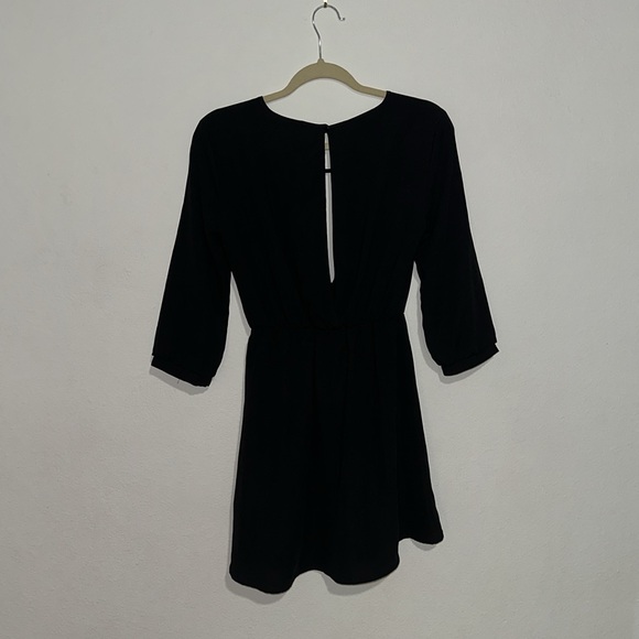 Lush Short Black Dress - Picture 4 of 5